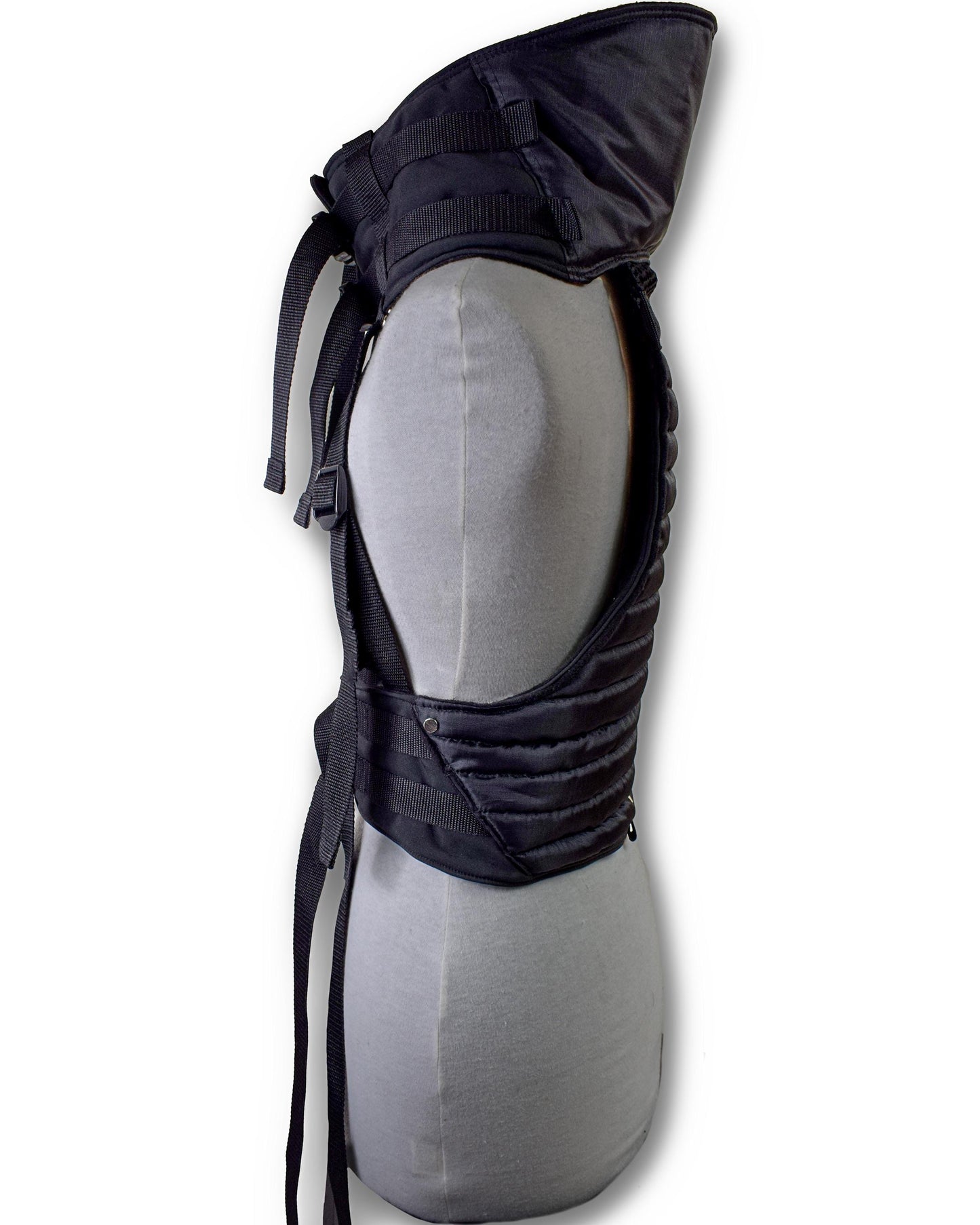 Black Cyberpunk Techwear Body Harness/jacket. Futuristic//goth//festival//clubwear.