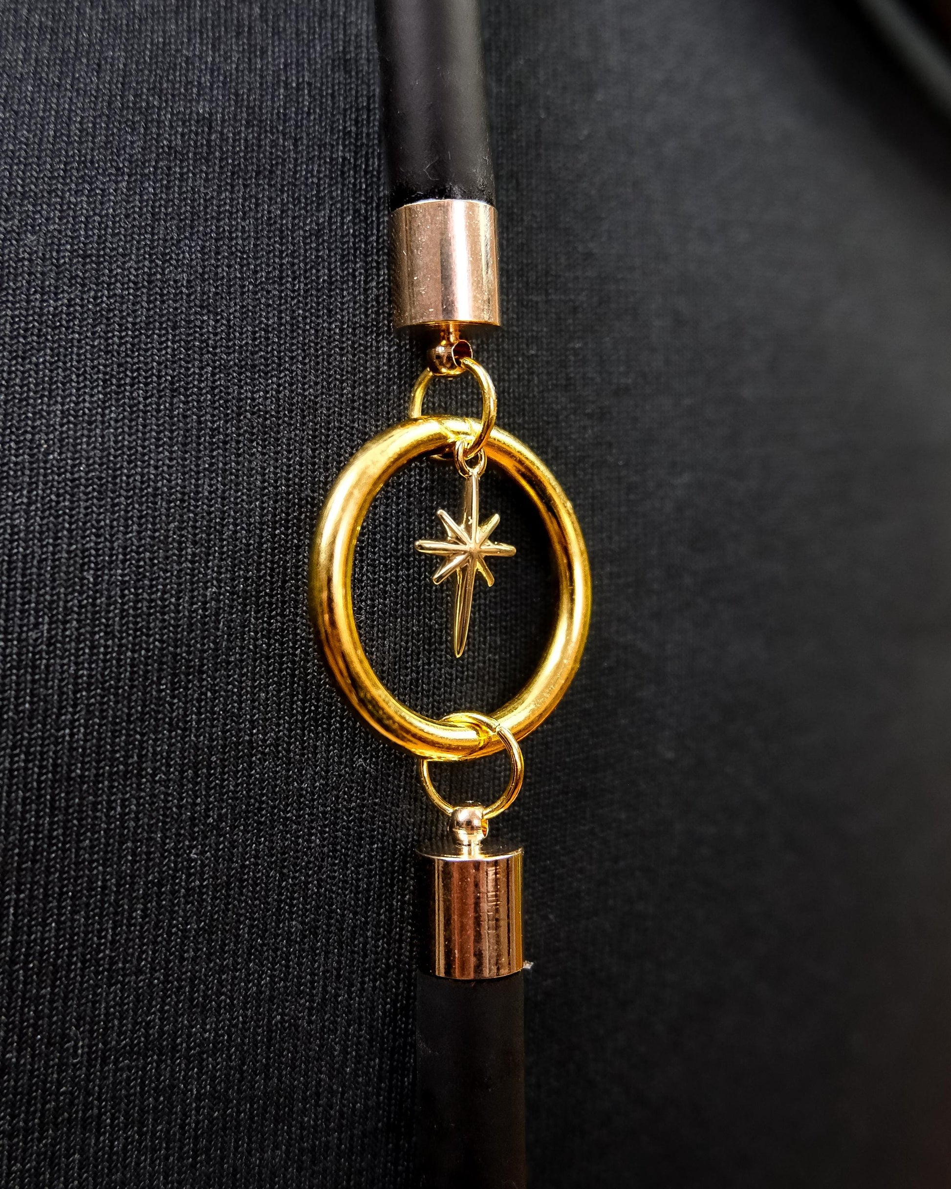 Cage Bra Harness and Belt x Black Rubber with Gold Accents // Fetish // Bondage // Gothic // Festival // Clubbing