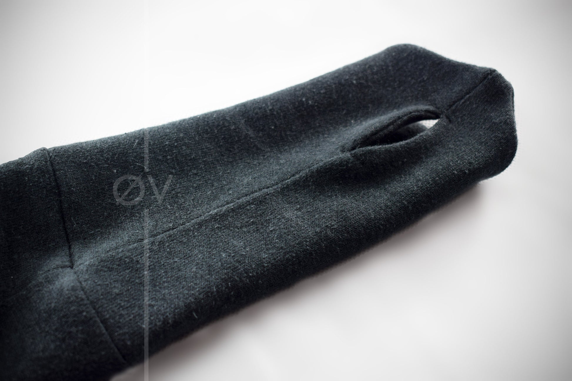 Long Floor Length Hoodie//Black Hemp//Goth Minimalist Futuristic Oversize MAXI //Sweatshirt Fleece.