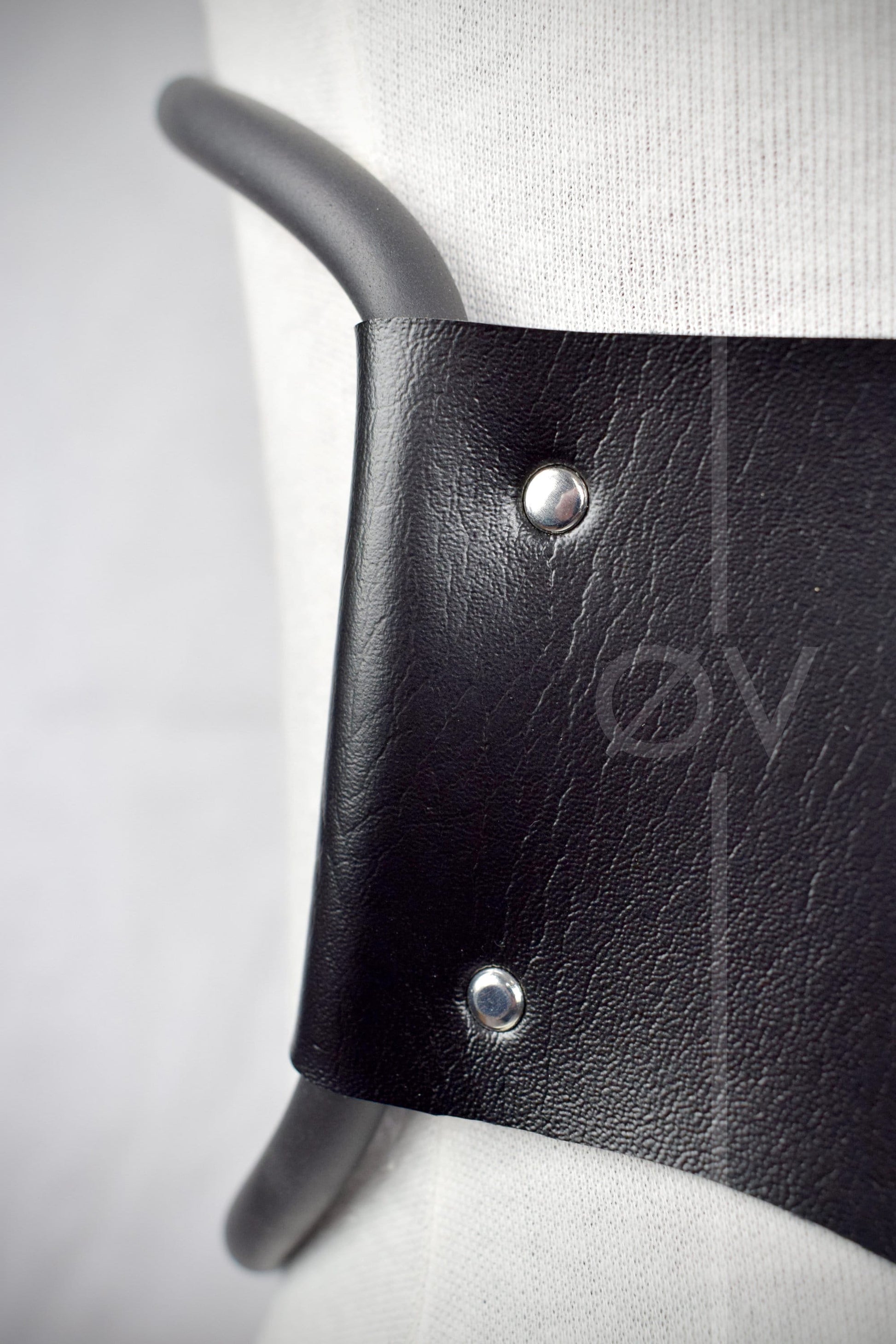 Vegan Leather Harness/Corset/Belt with Tubing detail // Goth / Fetish